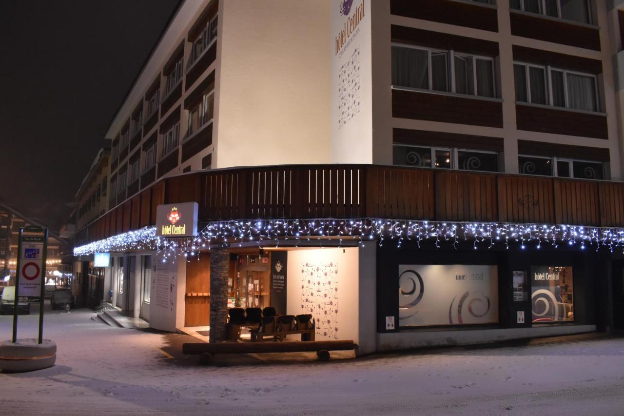 Hotel Central, Spa & Lounge Bar Кран-Монтана Екстер'єр фото
